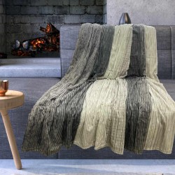 ΚΟΥΒΕΡΤΑ ΚΑΝΑΠΕ DEGRADE ΓΚΡΙ 200X220 LINEAHOME