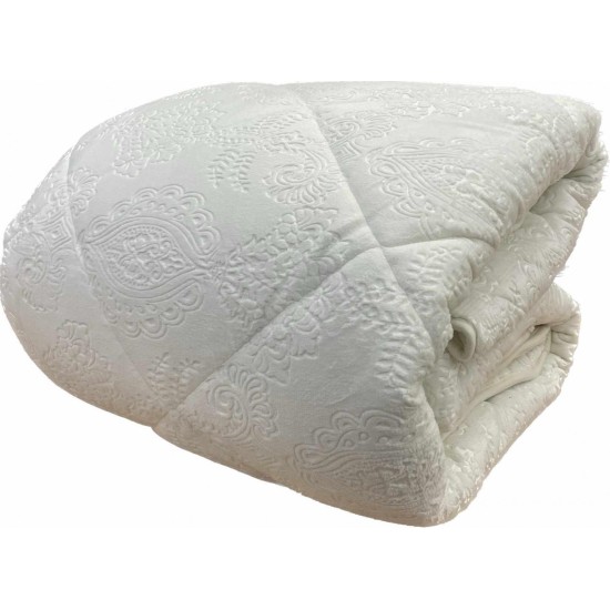 ΚΟΥΒΕΡΤΟΠΑΠΛΩΜΑ ΑΝΑΓΛΥΦΟ ROYAL ΜΟΝΟ ΕΚΡΟΥ 160Χ215 LINEAHOME