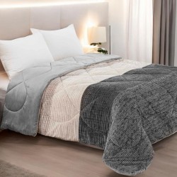 ΚΟΥΒΕΡΤΟΠΑΠΛΩΜΑ DEGRADE ΓΚΡΙ ΥΠΕΡΔΙΠΛΟ 220X240 LINEAHOME