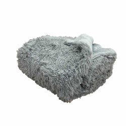 ΚΟΥΒΕΡΤΟΠΑΠΛΩΜΑ   ΓΟΥΝΙΝΟ HAIRY ΓΚΡΙ ΜΟΝΟ 160X210 LINEAHOME