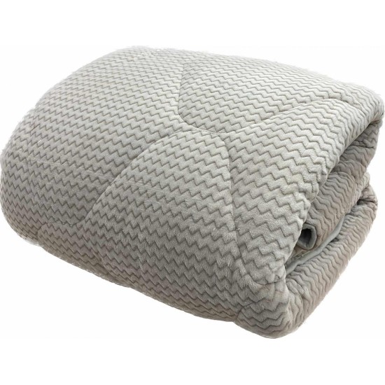 ΚΟΥΒΕΡΤΟΠΑΠΛΩΜΑ ΥΠΕΡΔΙΠΛΟ ZIC ZAC ΜΠΕΖ 215Χ230 LINEAHOME