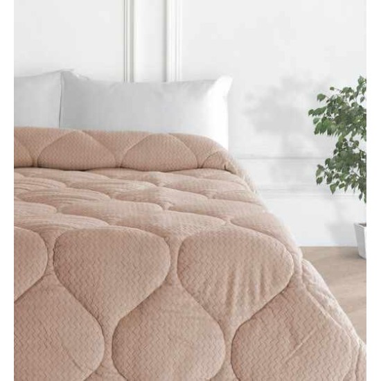 ΚΟΥΒΕΡΤΟΠΑΠΛΩΜΑ ΥΠΕΡΔΙΠΛΟ ZIC ZAC ΜΠΕΖ 215Χ230 LINEAHOME