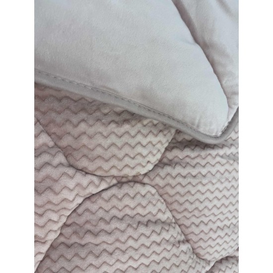 ΚΟΥΒΕΡΤΟΠΑΠΛΩΜΑ ΥΠΕΡΔΙΠΛΟ ZIC ZAC ΠΟΥΔΡΑ 215Χ230 LINEAHOME