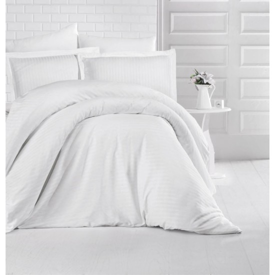 ΣΕΝΤΟΝΙ FLAT SOFT SATIN ΛΕΥΚΟ 250X270 LINEAHOME