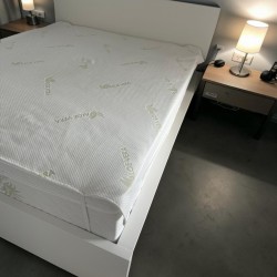 ΠΡΟΣΤΑΤΕΥΤΙΚΟ ΚΑΛΥΜΜΑ ΣΤΡΩΜΑΤΟΣ ΑΔΙΑΒΡΟΧΟ ALOE VERA 180X200 LINEAHOME