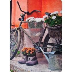 Κουβέρτα 3D Ποδήλατο Μονή - Κοράλ - Διάσταση: 160 x 220 cm