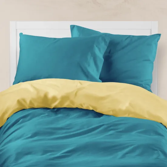 Παπλωματοθήκη Μονόχρωμη Solid Μονή - Χακί-Γκρι - Διάσταση: 160 x 240 cm