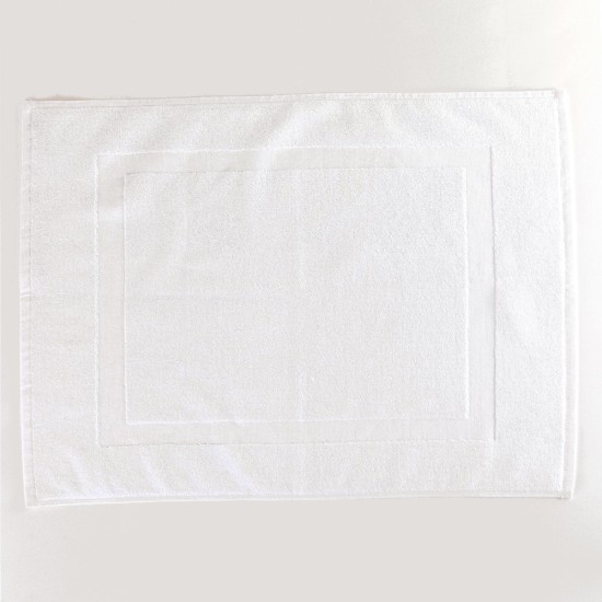 Πατακι Μπάνιου Ρίγα - Λευκό - Διάσταση: 50 x 70 cm
