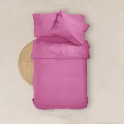 Σεντόνι Μονόχρωμο Solid Υπέρδιπλο - 16.Φουξ - Διάσταση: 240 x 260 cm