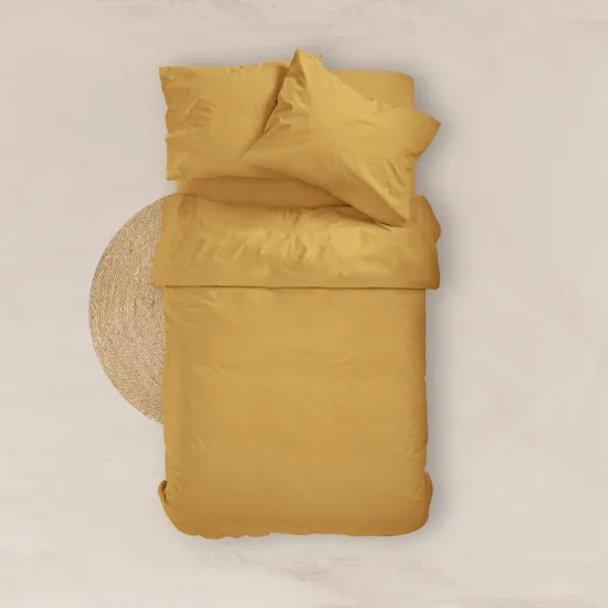 Σεντόνι Μονόχρωμο Solid Υπέρδιπλο - 23.Μουσταρδί - Διάσταση: 240 x 260 cm