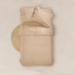 Σεντόνι Μονόχρωμο Solid Υπέρδιπλο - 8.Εκρού - Διάσταση: 240 x 260 cm