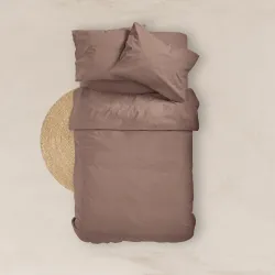 Σεντόνι Μονόχρωμο Solid Υπέρδιπλο - 9.Καφέ - Διάσταση: 240 x 260 cm