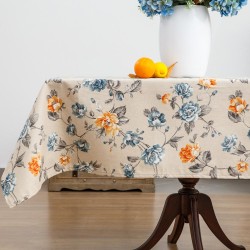 Τραβέρσα Paradise - Μπεζ-Μπλε - Διάσταση: 50 x 140 cm