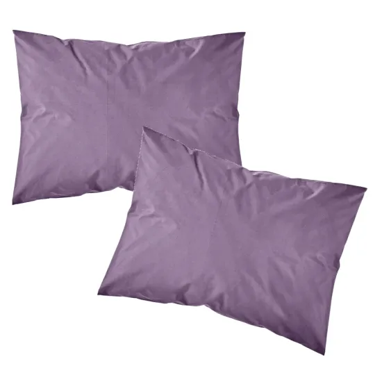 Ζεύγος Μαξιλαροθήκες Solid Μονόχρωμες - 2.Ποντικί - Διάσταση: (2) 50 x 70 cm