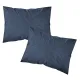 Ζεύγος Μαξιλαροθήκες Solid Μονόχρωμες - 2.Ποντικί - Διάσταση: (2) 50 x 70 cm