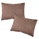 Ζεύγος Μαξιλαροθήκες Solid Μονόχρωμες - 2.Ποντικί - Διάσταση: (2) 50 x 70 cm