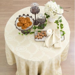 Τραπεζομάντηλο Αριάδνη - Γκρι - Διάσταση: 140 x 260 cm + (12) 45 x 45 cm