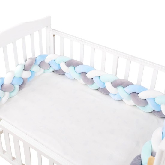 Beauty Home Βρεφική πάντα κούνιας Art 5172  18x220 Γαλαζιο,Μέντα