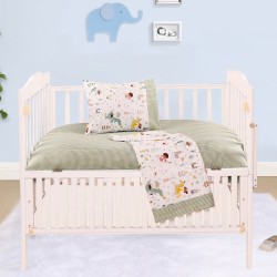 Beauty Home Σετ σεντόνια βρεφικά Art 5175 120x160 Πράσινο