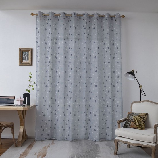 Beauty Home Κουρτίνα Art 6121 280x280 Γαλάζιο,Μπλε