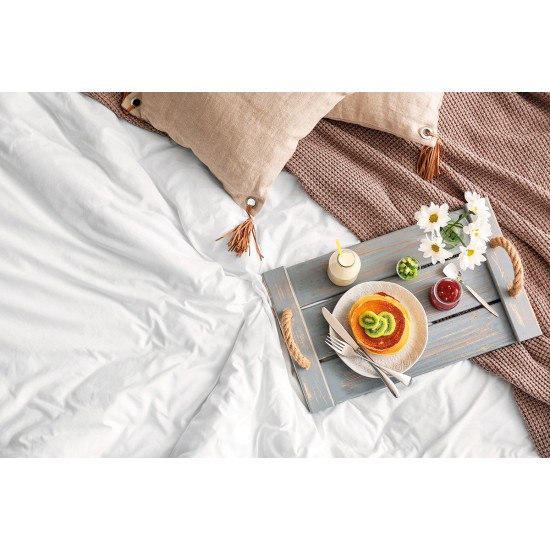 Beauty Home Μαξιλαροθήκη Ξενοδοχείου 5-Star 300tc Satin 100% Cotton 55x75 Λευκό