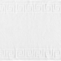 Beauty Home Ταπέτο μπάνιου Neron Art 3018 μαίανδρος 50x75 Λευκό