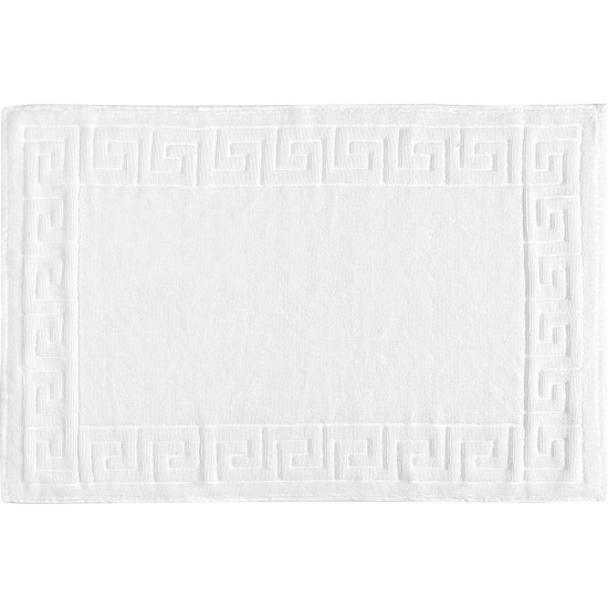 Beauty Home Ταπέτο μπάνιου Neron Art 3018 μαίανδρος 50x75 Λευκό