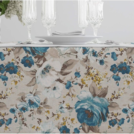 Καρέ Ashley Μπλε - Μπλε - Διάσταση: 90 x 90 cm