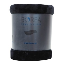 Κουβέρτα Μονόχρωμη K-4 Μονή - Μαύρο - Διάσταση: 150 x 220 cm