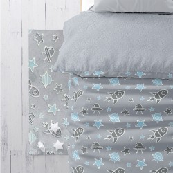 Παιδικό Χαλί Space Ορθογώνιο - Γκρι - Διάσταση: 115 x 180 cm