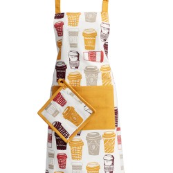 Υφασμάτινη ποδιά coffee