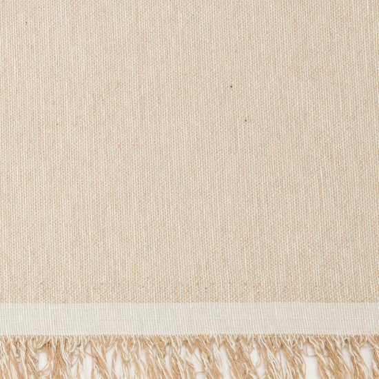 Ριχτάρι Βαμβακερό Πολυθρόνας Basic - Γκρι - Διάσταση: 180 x 150 cm