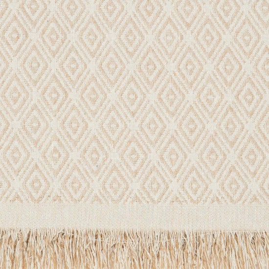 Ριχτάρι Βαμβακερό Διθέσιο Ikat - Γκρι - Διάσταση: 180 x 250 cm