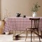 Beauty Home Επαγγελματικό τραπεζομάντηλο Checks Art Ε8033 145x180 Κόκκινο