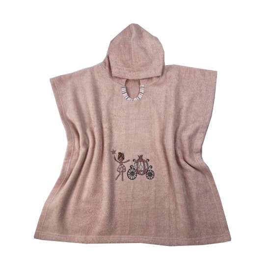 Παιδικό Πόντσο 2-4 Ετών fairytales 55X110