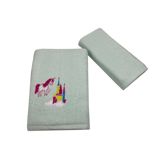 Παιδικές Πετσέτες (σετ 2 τεμ) castle unicorn