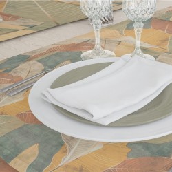 Τραπεζομάντηλο Palm Tree Πράσινο - Πράσινο - Διάσταση: 140 x 140 cm