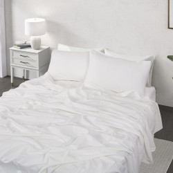 Beauty Home Σετ παπλωματοθήκη υπέρδιπλη Hilton Art 11151 230x250 Λευκό