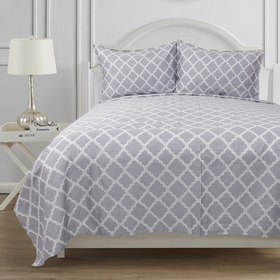 Beauty Home Σετ κουβερλί υπέρδιπλo Fairmont Art 12005 220x240 Εμπριμέ