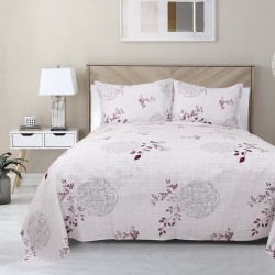 Beauty Home Σετ κουβερλί υπέρδιπλo Conrad Art 12007 220x240 Εμπριμέ