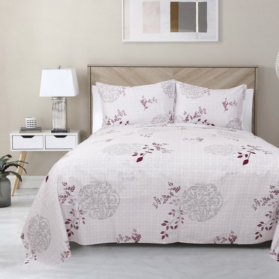 Beauty Home Σετ κουβερλί υπέρδιπλo Conrad Art 12007 220x240 Εμπριμέ