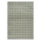 Beauty Home Πατάκι Vibe Art 9573 67x150 Mint White Μέντα Λευκό