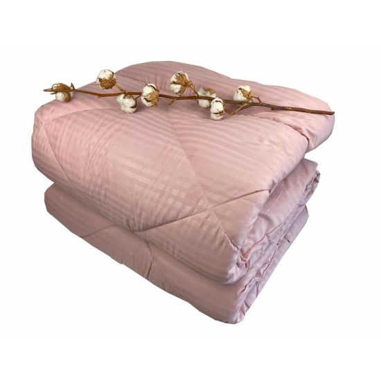 Πάπλωμα Σατέν Ριγέ Μονό 160x240 Zephyr