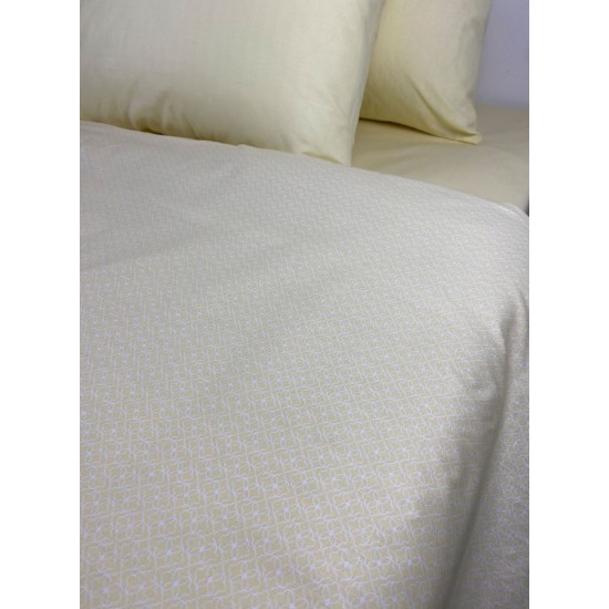 Παπλωματοθήκες Υπέρ/πλες 1Χ(230Χ250)-2Χ(52Χ72) Iris Yellow