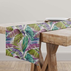 Καρέ Tropical - Μωβ - Διάσταση: 90 x 90 cm