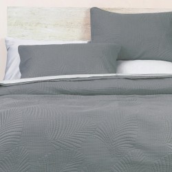 Κουβερλί Σετ Tropical Υπέρδιπλο - Γκρι - Διάσταση: 220 x 240 cm + (2) 50 x 70 cm