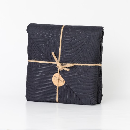 Κουβερλί Σετ Tropical Υπέρδιπλο - Μαύρο - Διάσταση: 220 x 240 cm + (2) 50 x 70 cm