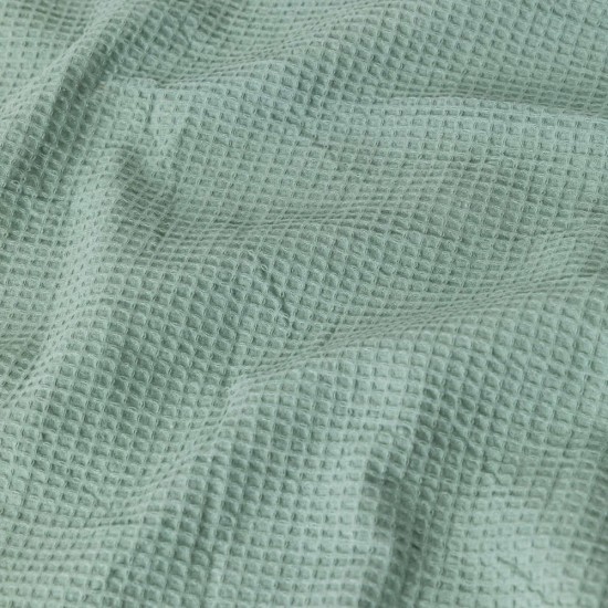 Κουβέρτα Πικέ Waffle Μονή - Γκρι - Διάσταση: 160 x 260 cm