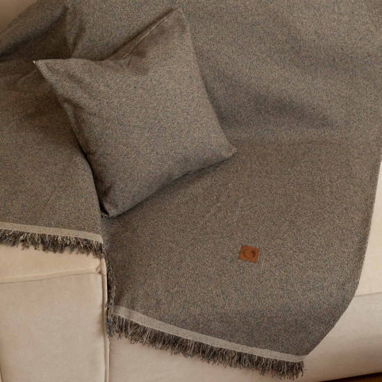 Ριχτάρι Τριθέσιο Plexis - Πετρόλ - Διάσταση: 180 x 280 cm