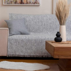 Ριχτάρι Βαμβακερό Διθέσιο Boho - Λιλά - Διάσταση: 180 x 250 cm